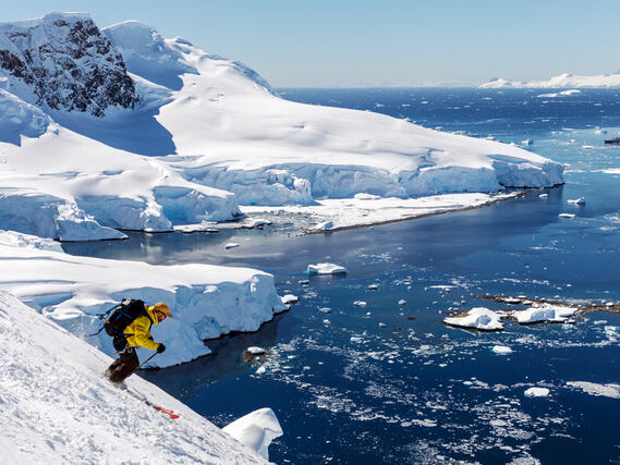 Larry Goldie Skiing