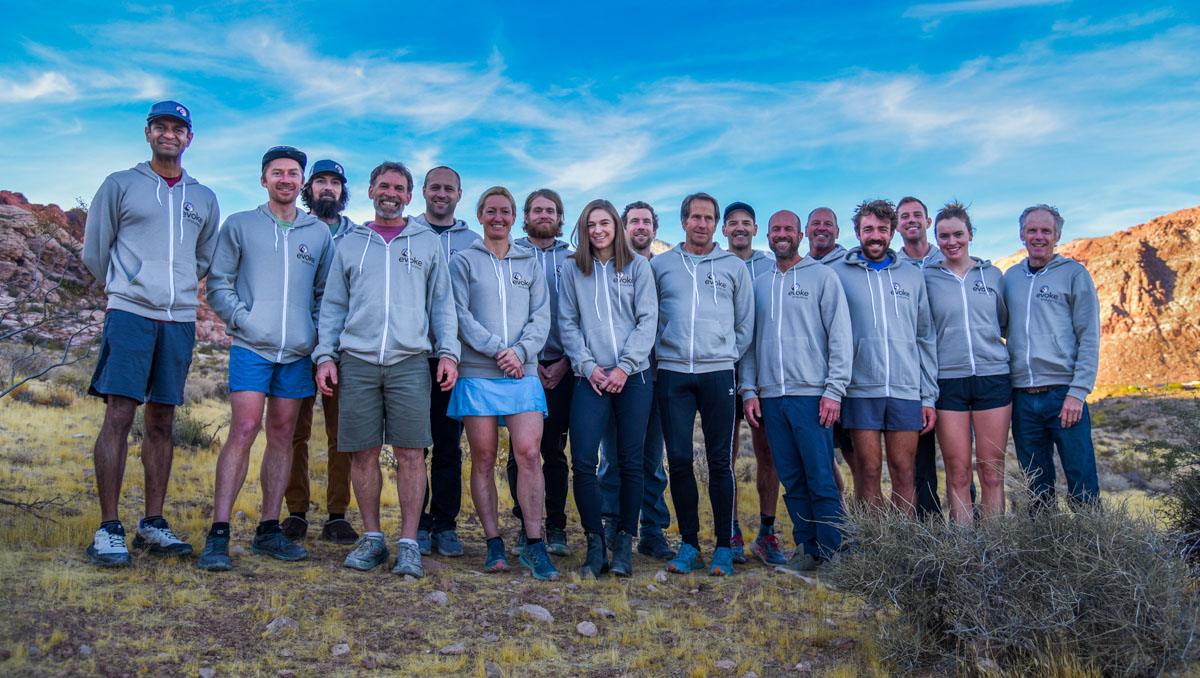 Group shot of Evoke Endurance Team